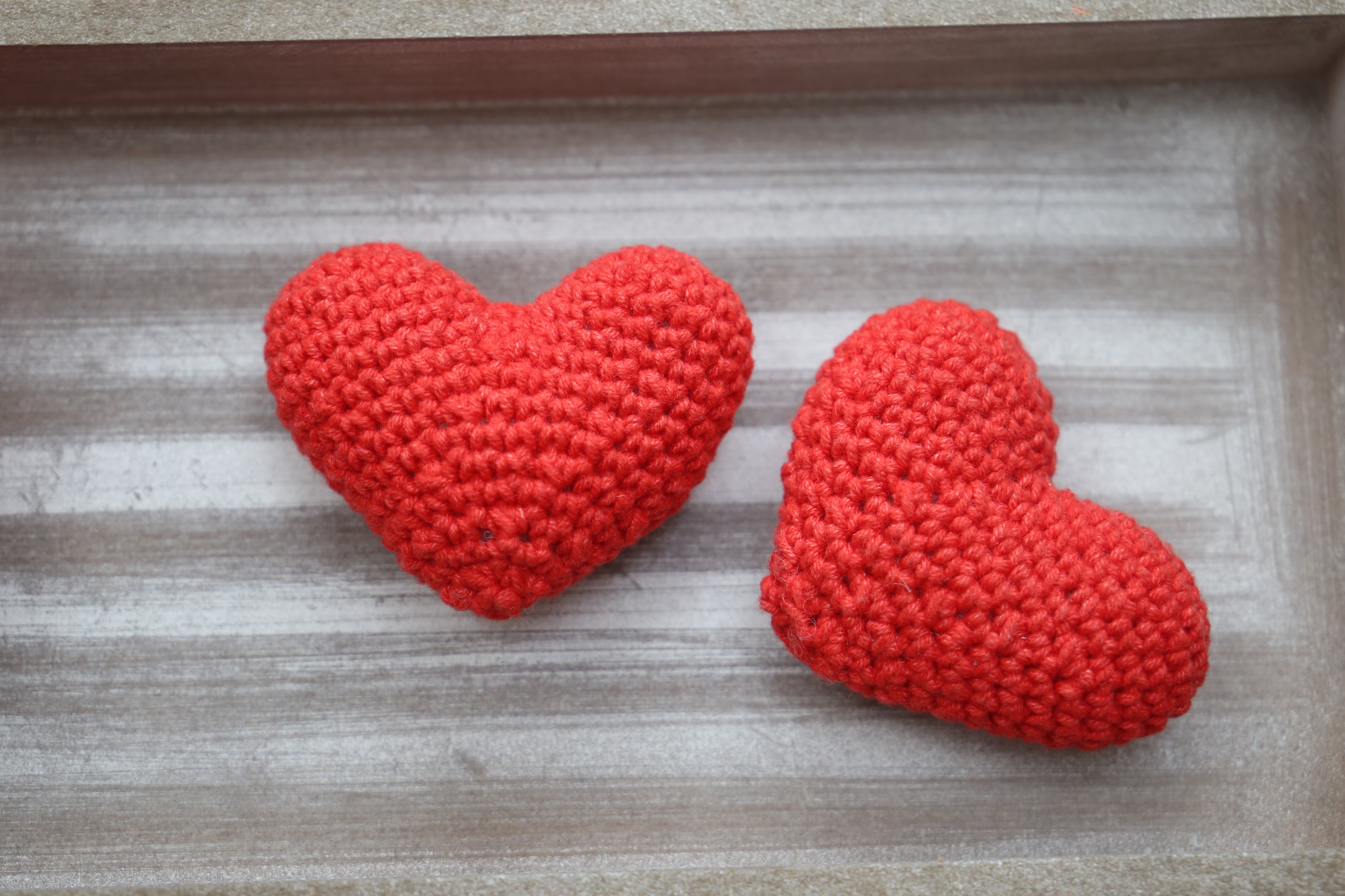 Háčkovaná srdíčka