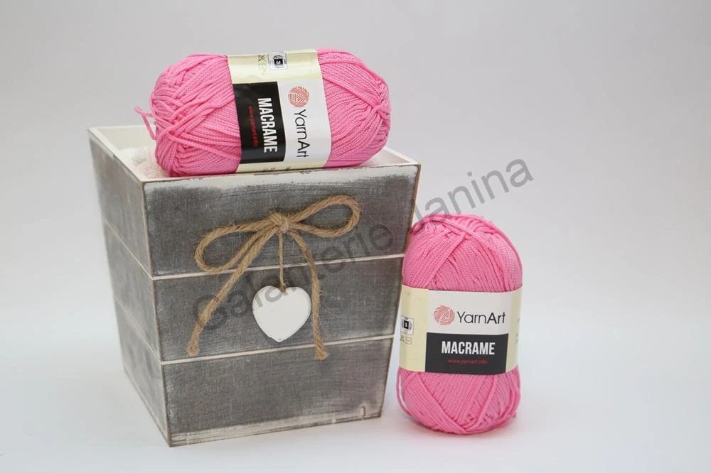 Macrame 147 růžová
