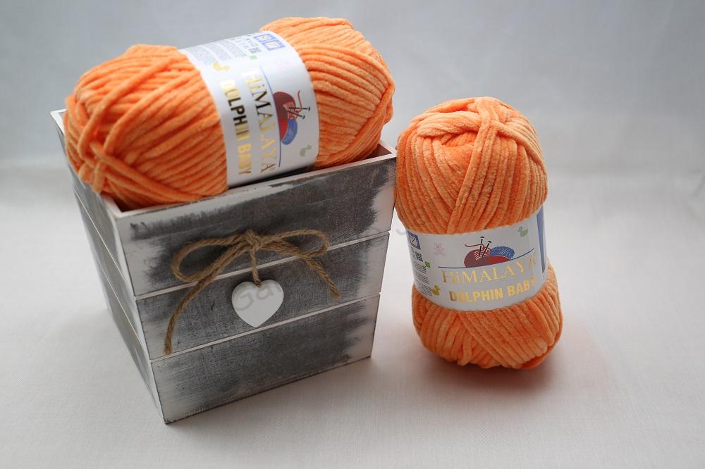Příze Dolphin Baby 80316 oranžová