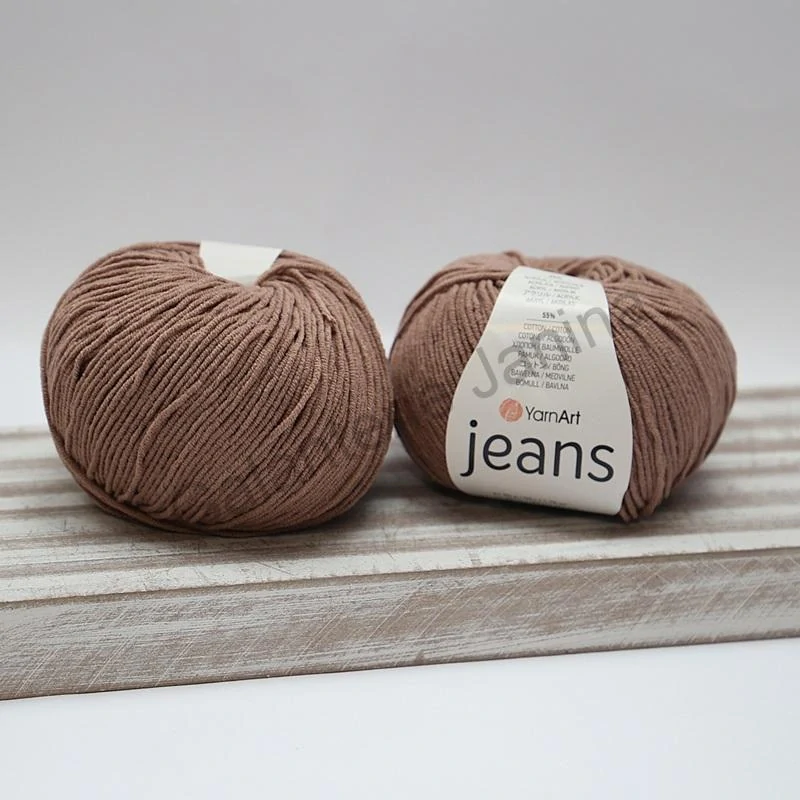 Příze Jeans 71 světle hnědá