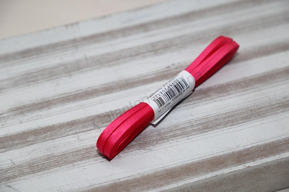 Stuha taftová 4 mm růžová pink č. 633