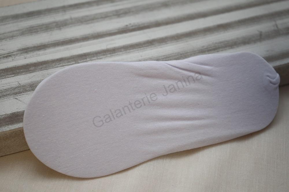 Dámské ponožky do balerín - bílá