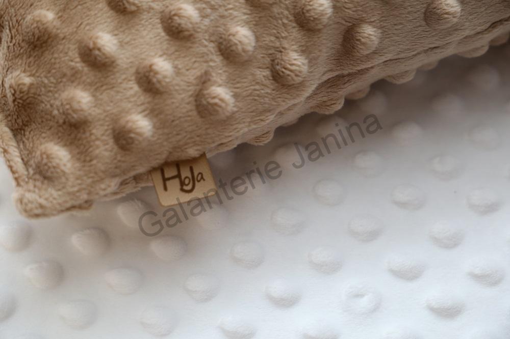 HoJa Polštářek z minky 40x40 cm cappuccino