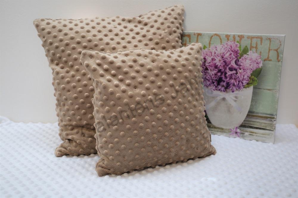 HoJa Polštářek z minky 40x40 cm cappuccino