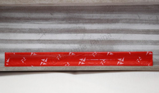 Reflexní páska samonavíjecí 3D s perletí červená