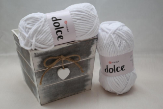 Příze Dolce 741 bílá