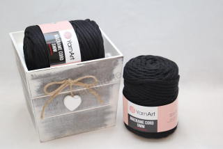 Macrame Cord 5 mm 750 černá