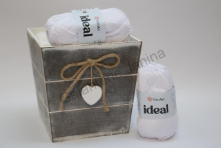 Příze Ideal 220 bílá