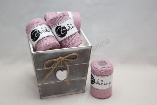 Macrame Baby 1,5 mm - starorůžová (DUSTY PINK)