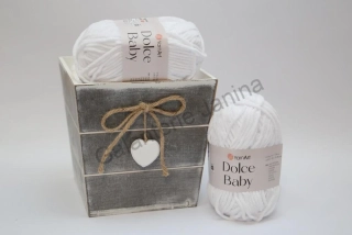 Příze Dolce Baby 741 bílá