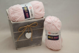 Příze Dolce Baby 781 světle růžová