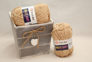 Příze Dolce Baby 747 béžová (velbloudí)
