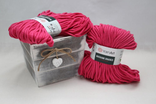 Macrame Braided 5 mm 771 tmavší růžová (fuchsiová)