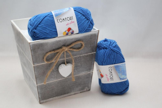 Příze Comfort 56801 brilantní modrá