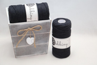 Macrame Regular 3 mm - černá (BLACK)