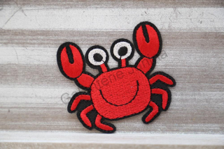 Nažehlovací aplikace krab 6x5 cm
