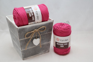 Macrame Cord 3 mm 771 růžová