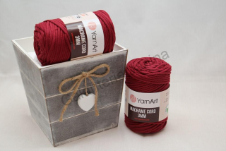 Macrame Cord 3 mm 781 vínová