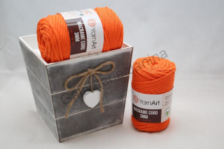 Macrame Cord 3 mm 800 oranžová