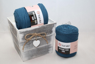 Macrame Cord 5 mm 789 petrolejová
