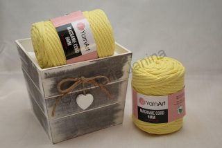 Macrame Cord 5 mm 754 žlutá