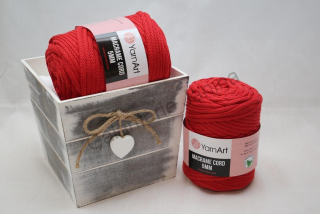 Macrame Cord 5 mm 773 červená