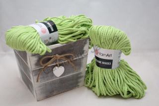 Macrame Braided 5 mm 755 jarní zelená