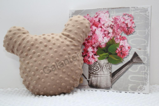 HoJa Ušatý polštářek 28x32 cm - cappuccino