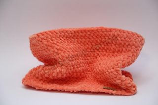 HoJa Háčkovaný nákrčník - cihlová (oranžová)