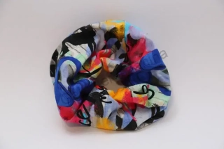 HoJa Scrunchie gumička do vlasů - úplet - Dance