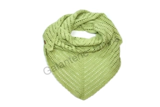 HoJa Háčkovaný šátek Comfort - jarní zelená