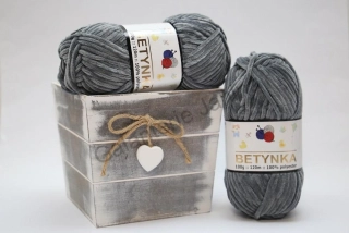 Příze Betynka 320 tmavě šedá