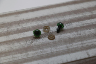 Bezpečnostní oči 10 mm - zelená jedle
