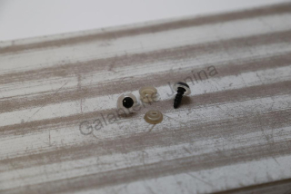 Bezpečnostní oči 10 mm - bílá