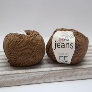 Příze Jeans 40 hnědá