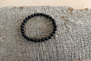 Náramek obsidián 6 mm